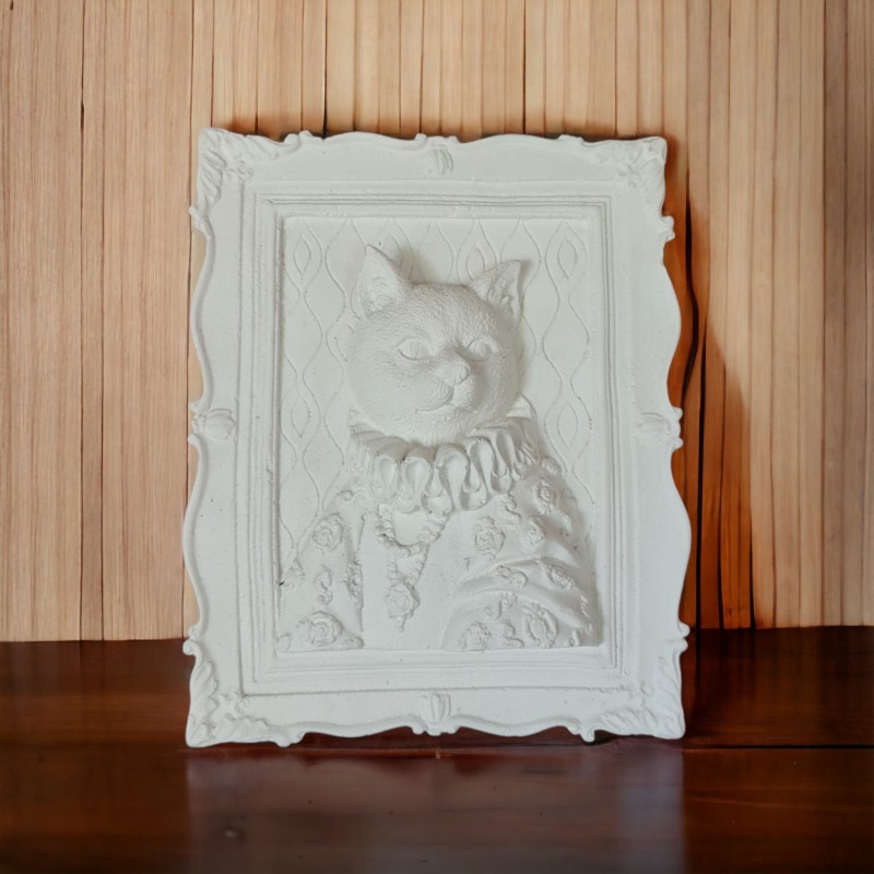 Tượng tô màu tranh nữ hoàng Mèo