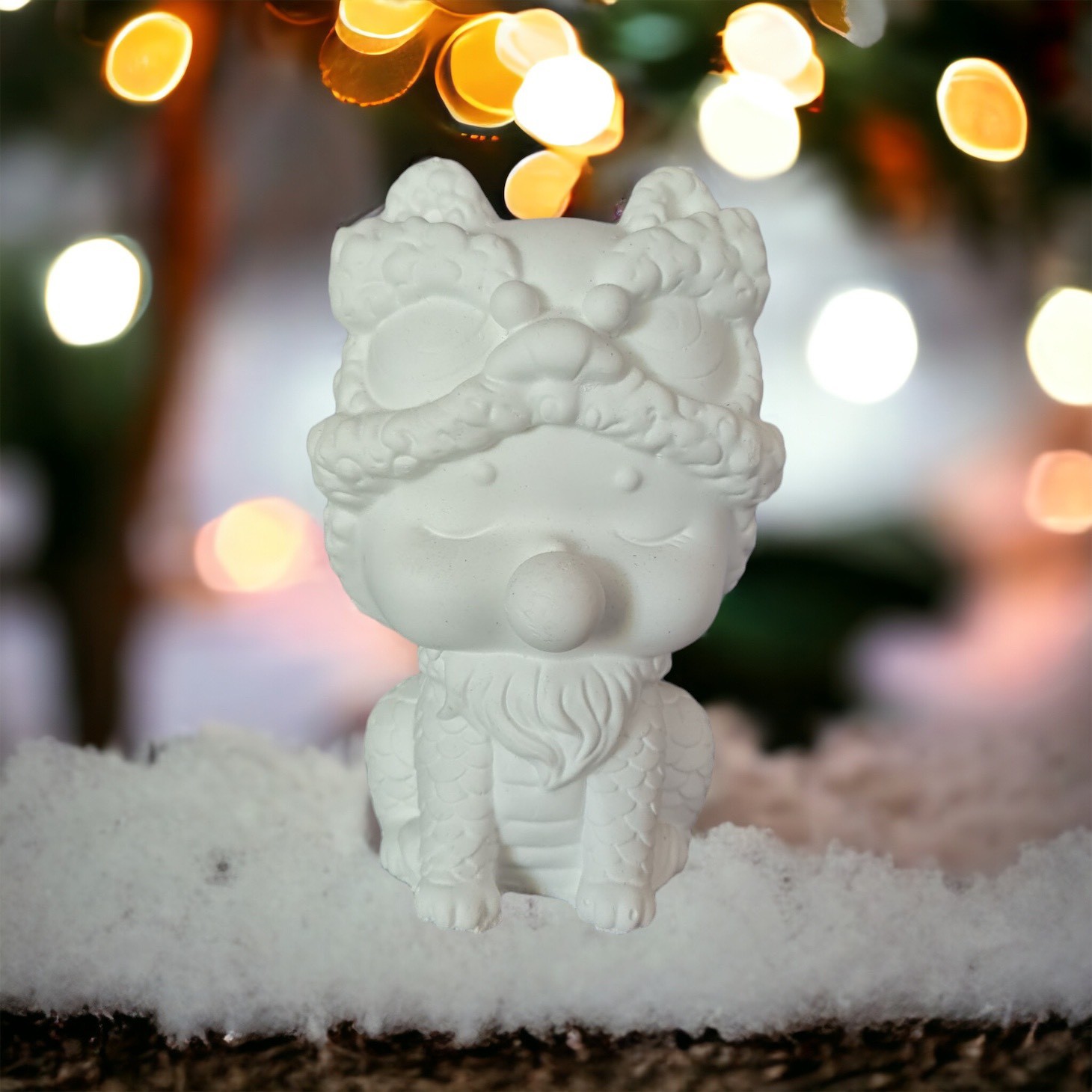 Tượng tô màu hình kì lân